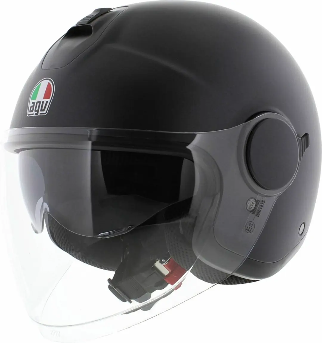 AGV Eteres Jethelm Mono mat zwart