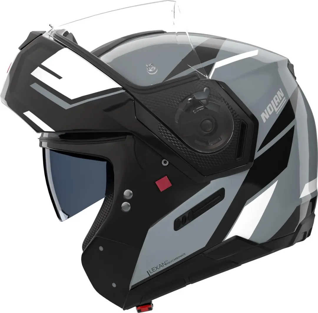 Nolan N90-3 06 Sincrono Helm - M - Zwart/grijs - afbeelding 5 van 6