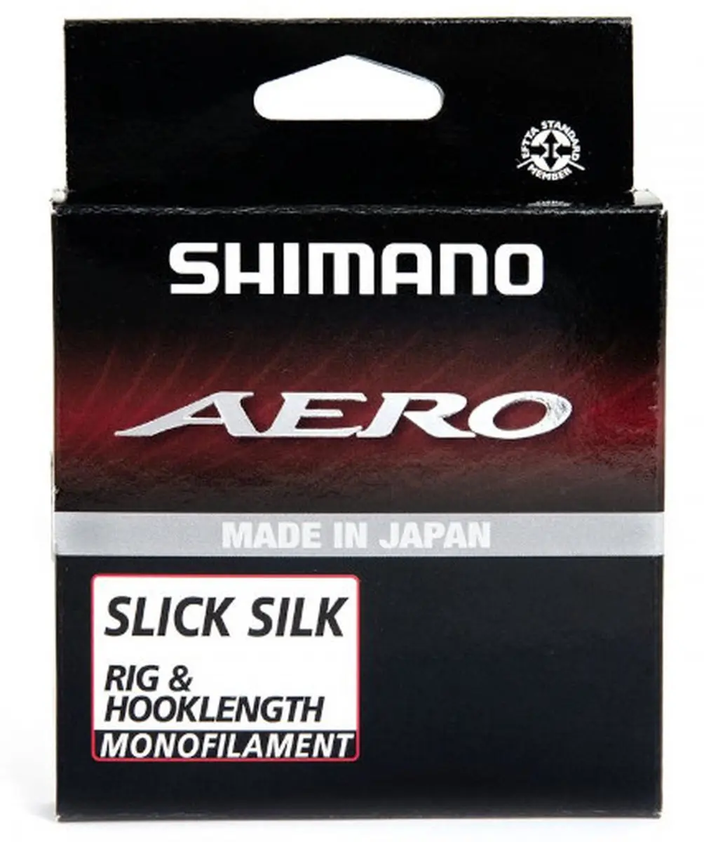 Shimano Aero Slick Silk Nylon Vislijn 100m - Zwart