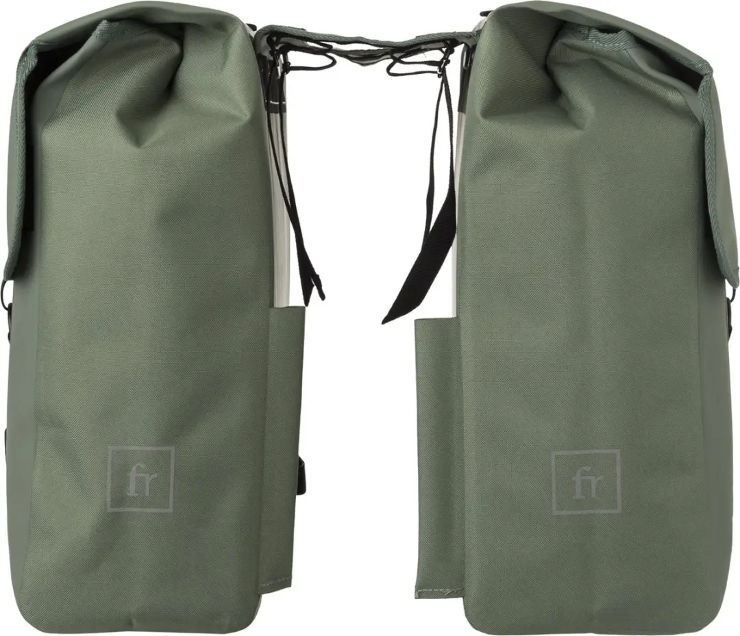 FastRider Jaxx Dubbele Fietstas Trend Waterproof 28L - Eucalyptus