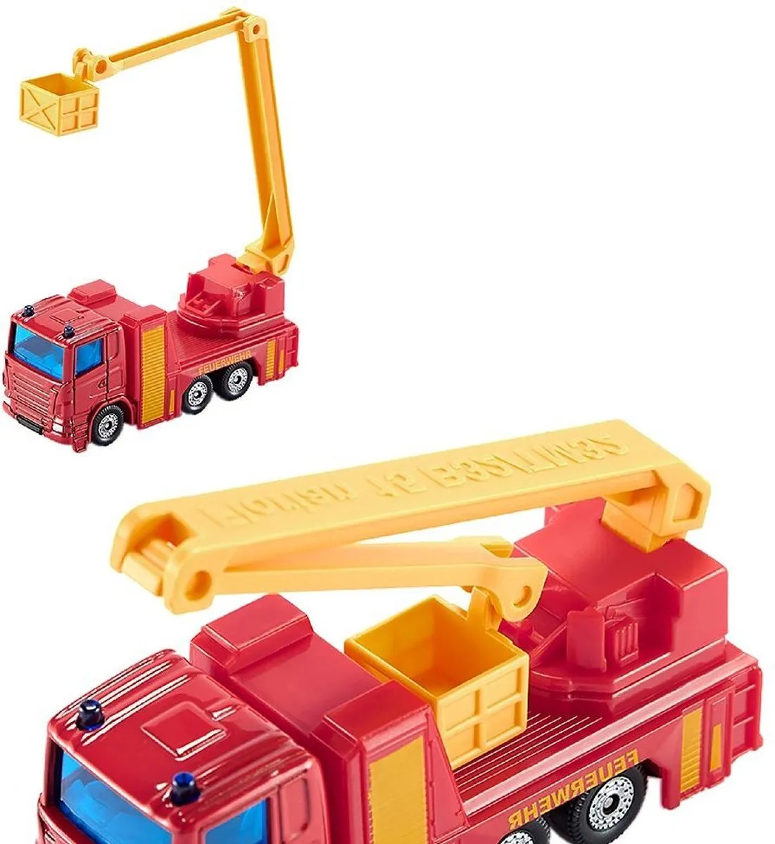 SIKU Scania Hoogwerker 12cm - Rood/Geel