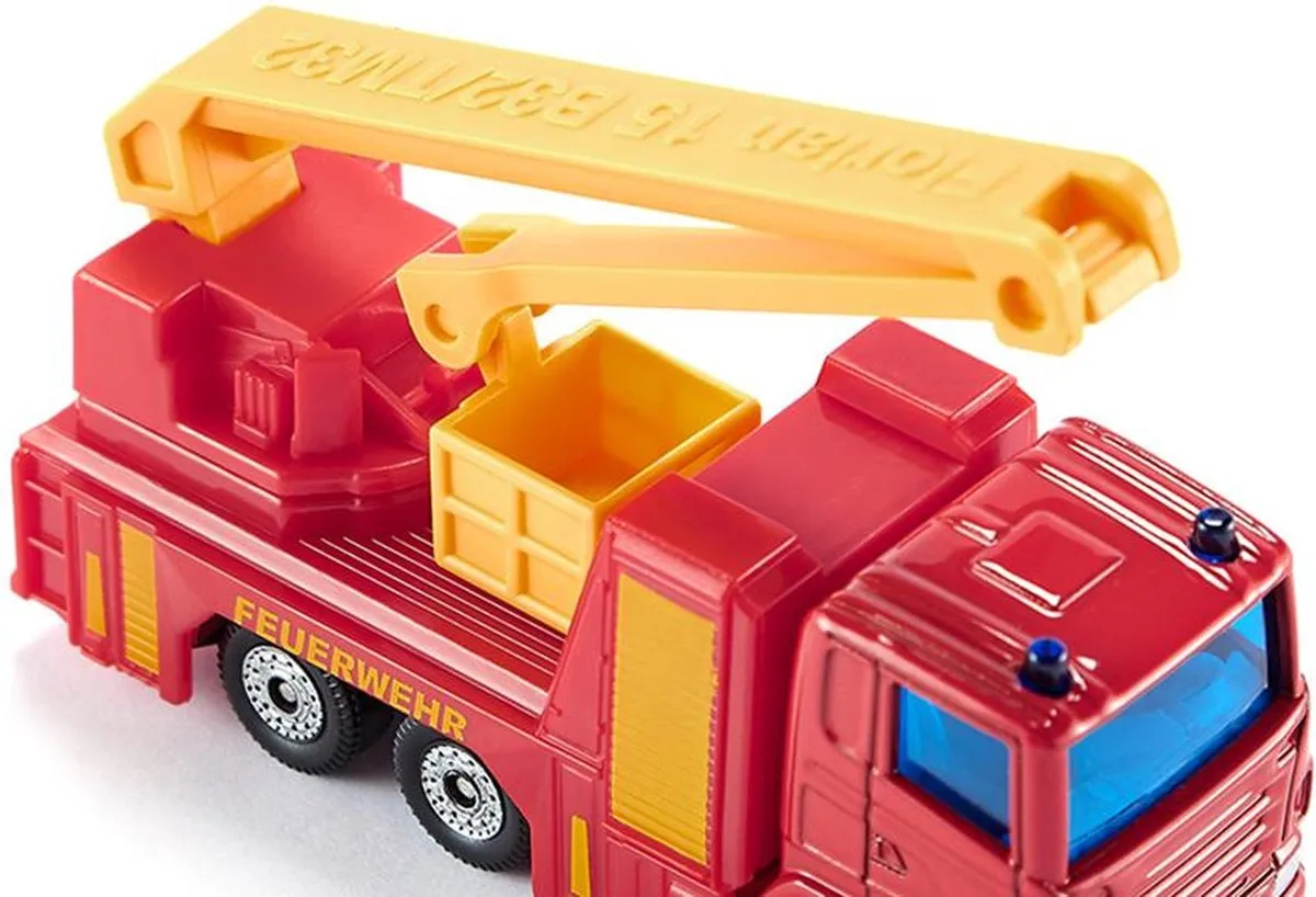 SIKU Scania Hoogwerker 12cm - Rood/Geel - afbeelding 6 van 6