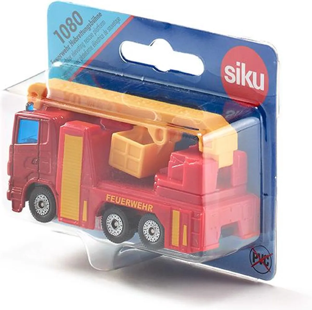 SIKU Scania Hoogwerker 12cm - Rood/Geel