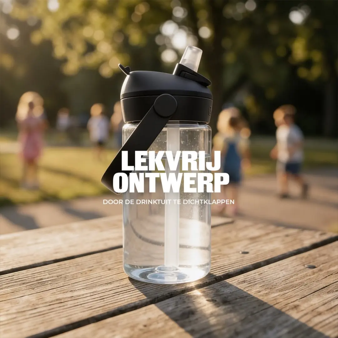 CamelBak Thrive Flip Straw Kids Drinkfles 400ml - Transparant - afbeelding 6 van 6