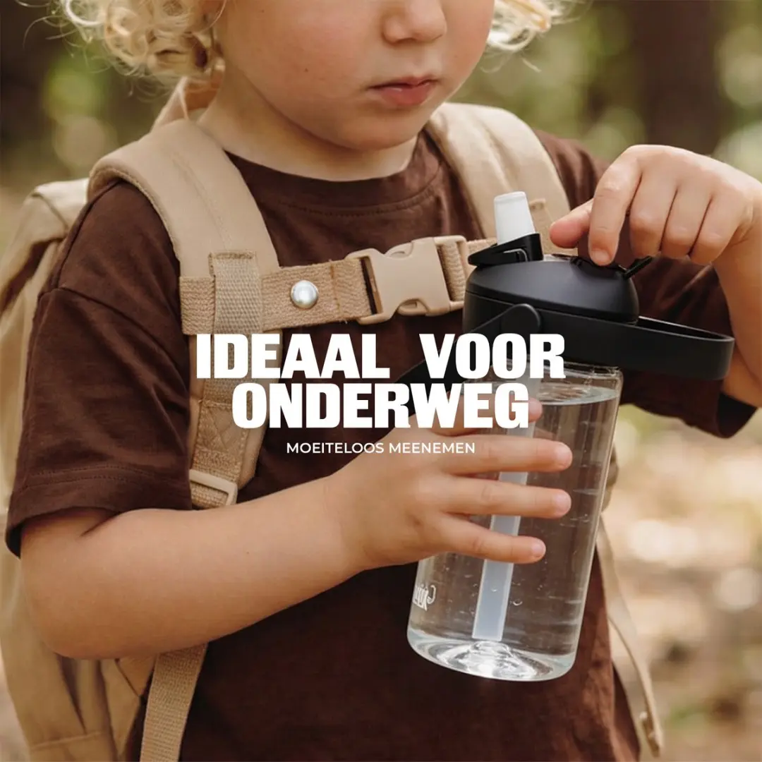 CamelBak Thrive Flip Straw Kids Drinkfles 400ml - Transparant