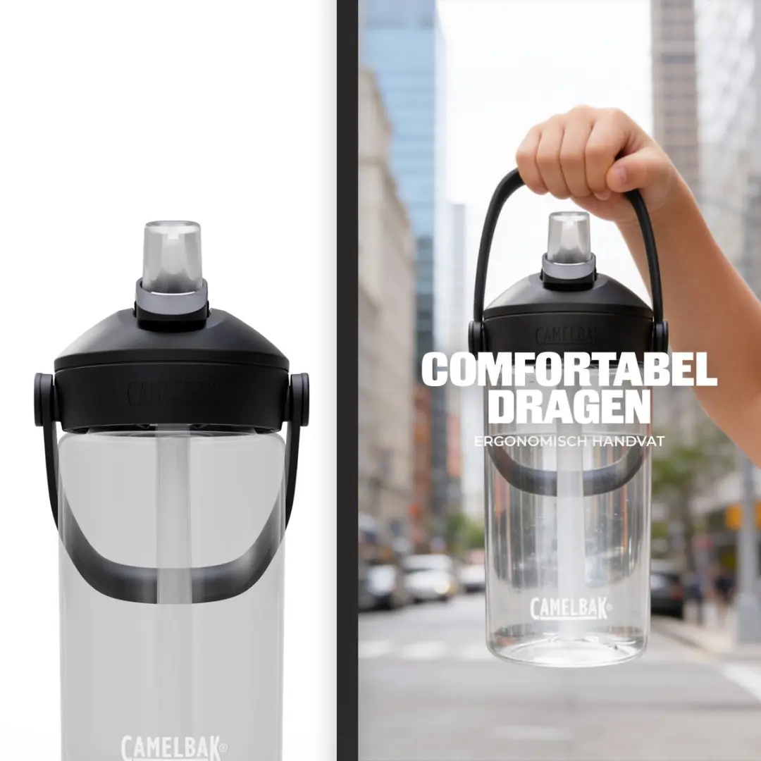 CamelBak Thrive Flip Straw Kids Drinkfles 400ml - Transparant