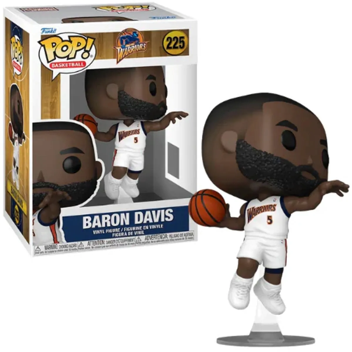 Funko Pop! Baron Davis Golden State Warriors #225 - Multicolor