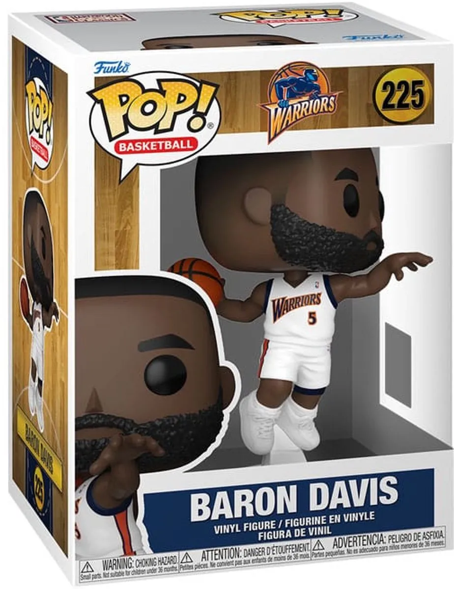 Funko Pop! Baron Davis Golden State Warriors #225 - Multicolor
