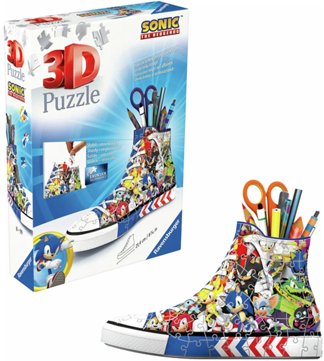 Ravensburger Sonic The Hedgehog 3D Puzzelpenbak - 3108 Stuks - Multicolor
