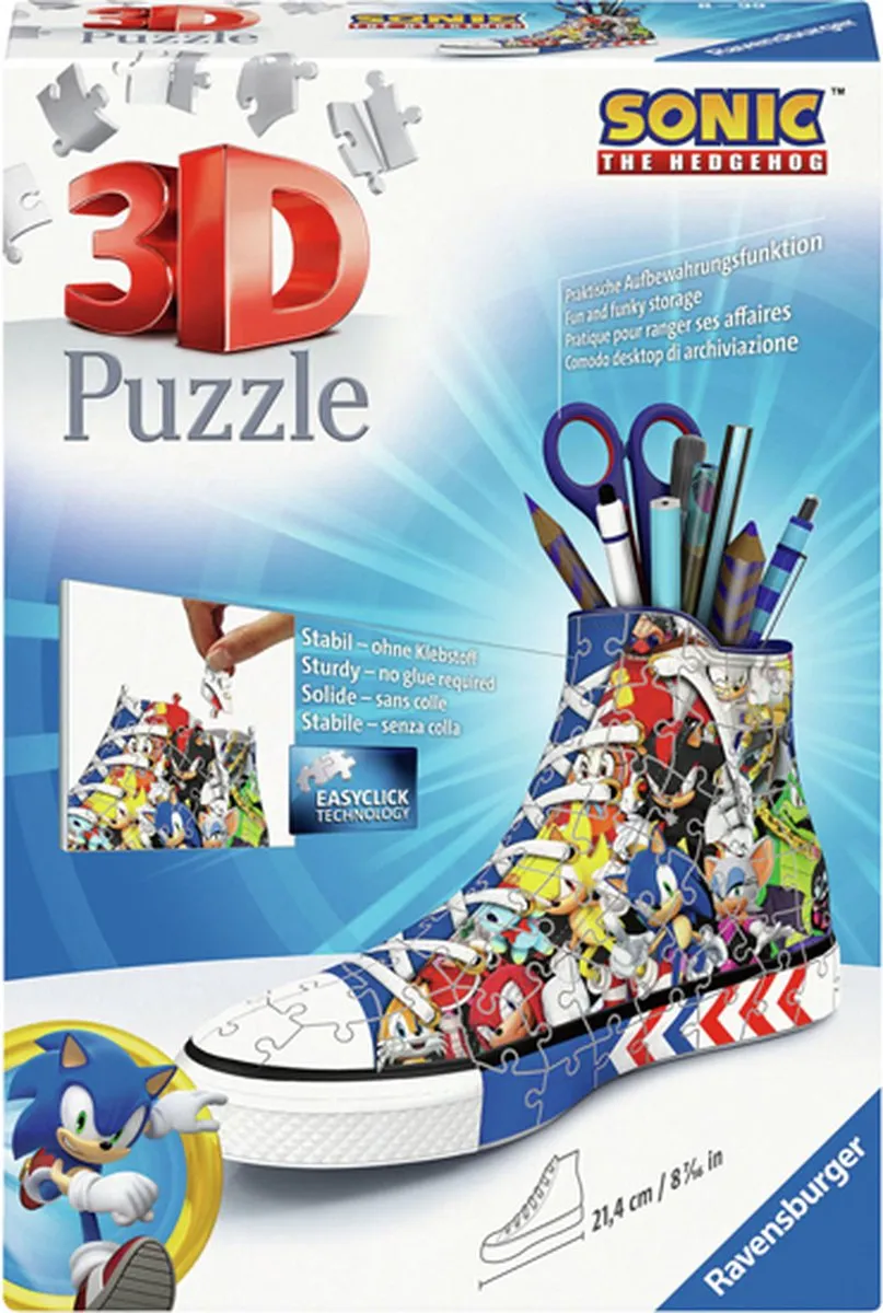 Ravensburger Sonic The Hedgehog 3D Puzzelpenbak - 3108 Stuks - Multicolor