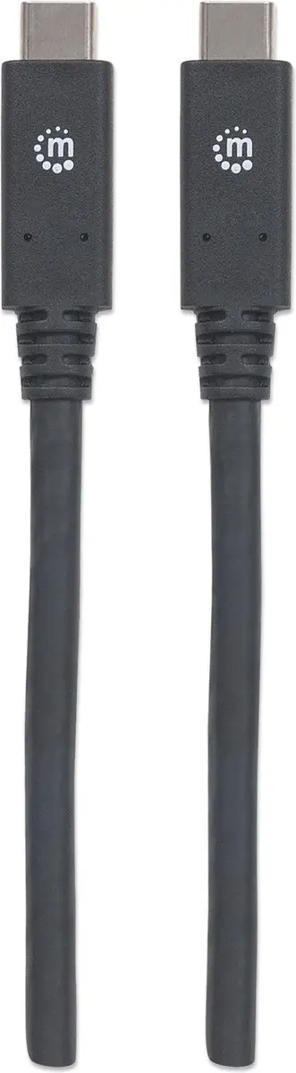Manhattan 354905 USB-C Kabel 2.0m - Zwart