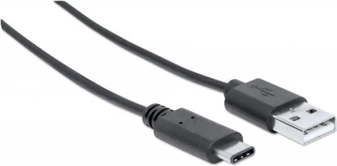 Manhattan USB 3.1 Gen1 Kabel USB-C/A 3m - Zwart - afbeelding 3 van 6