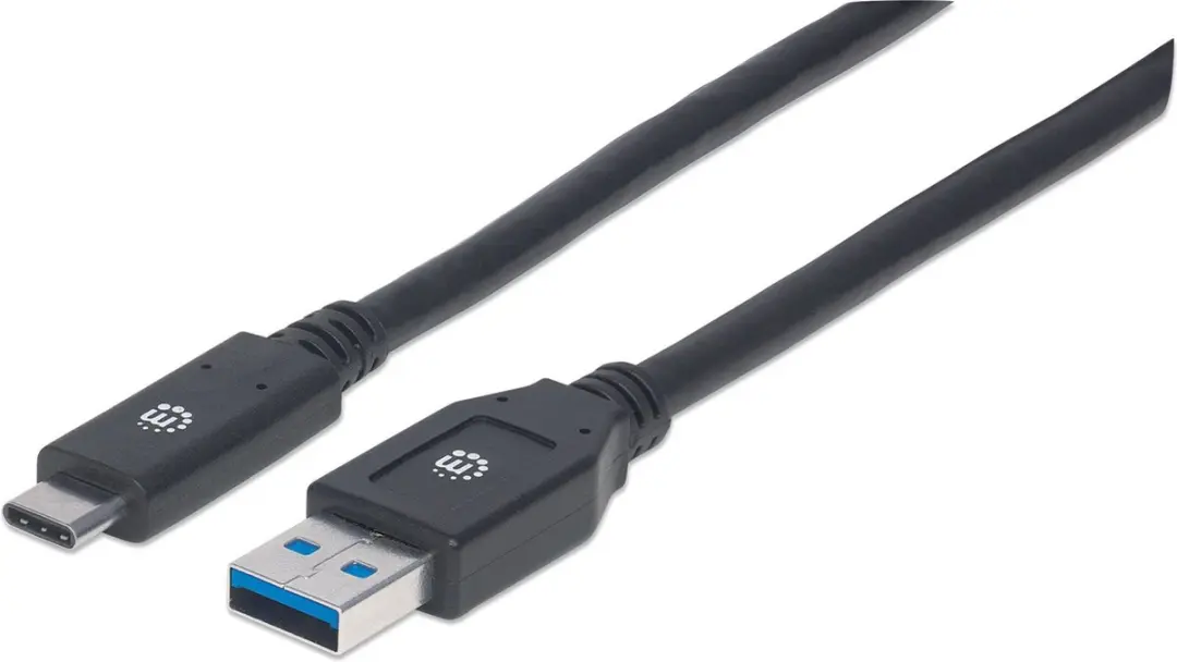 Manhattan USB-kabel USB 3.2 Gen1 (USB 3.0 / USB 3.1 Gen1) USB-A stekker, USB-C s