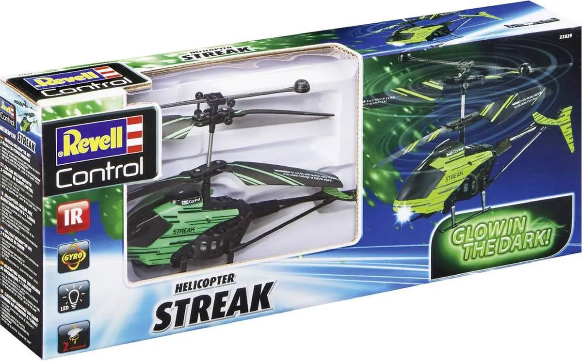 Revell Streak RC Helikopter - Glow in the Dark - Multi
