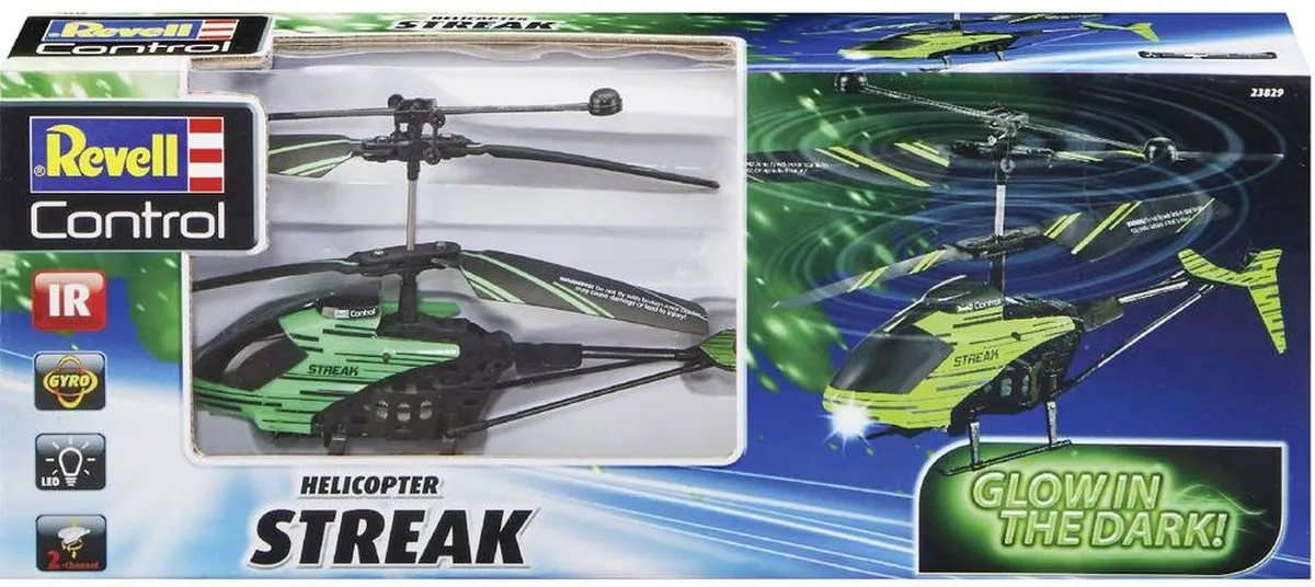 Revell Streak RC Helikopter - Glow in the Dark - Multi