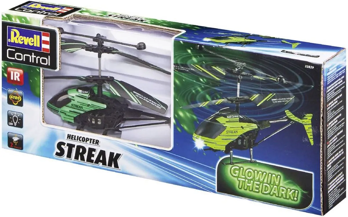 Revell Streak RC Helikopter - Glow in the Dark - Multi