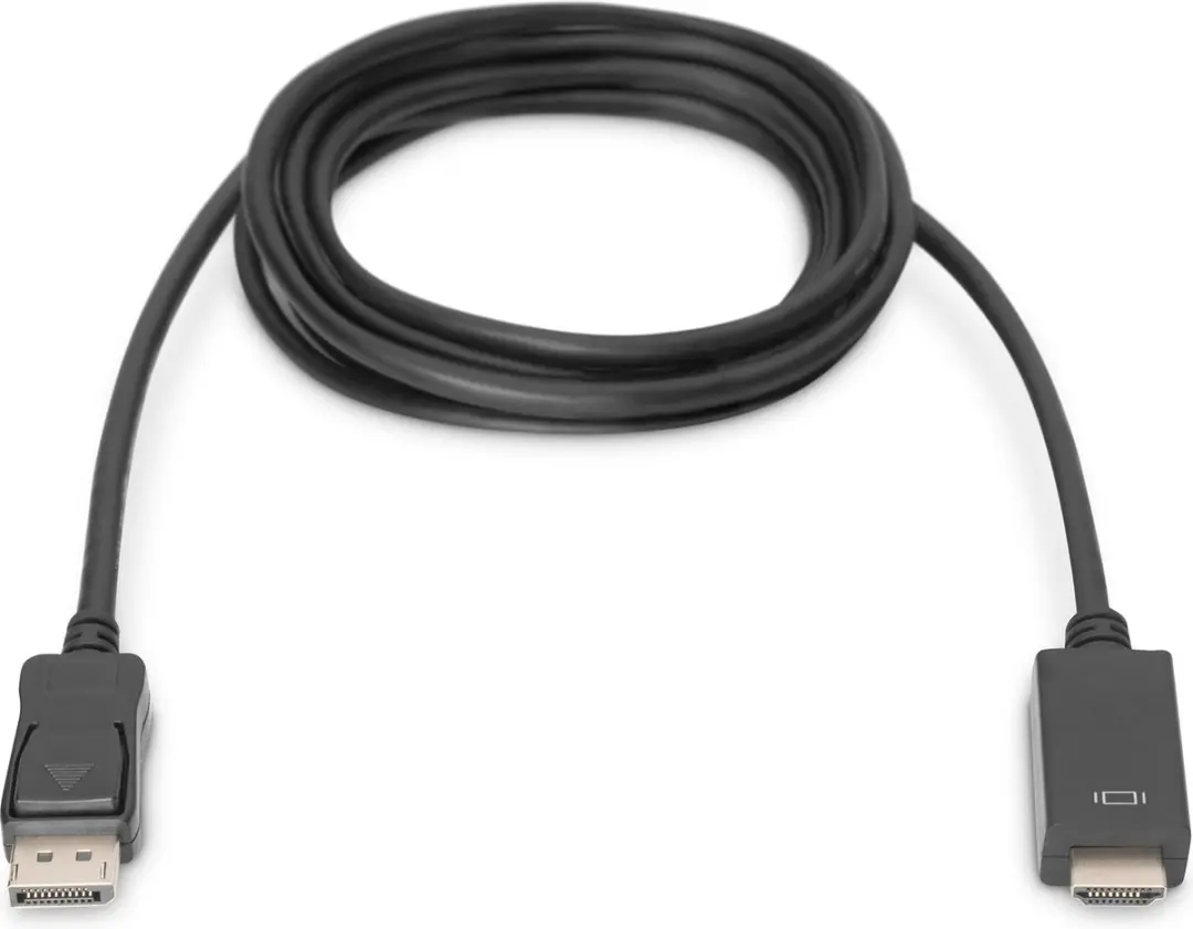 Digitus DisplayPort naar HDMI Adapterkabel 2.00m - Zwart