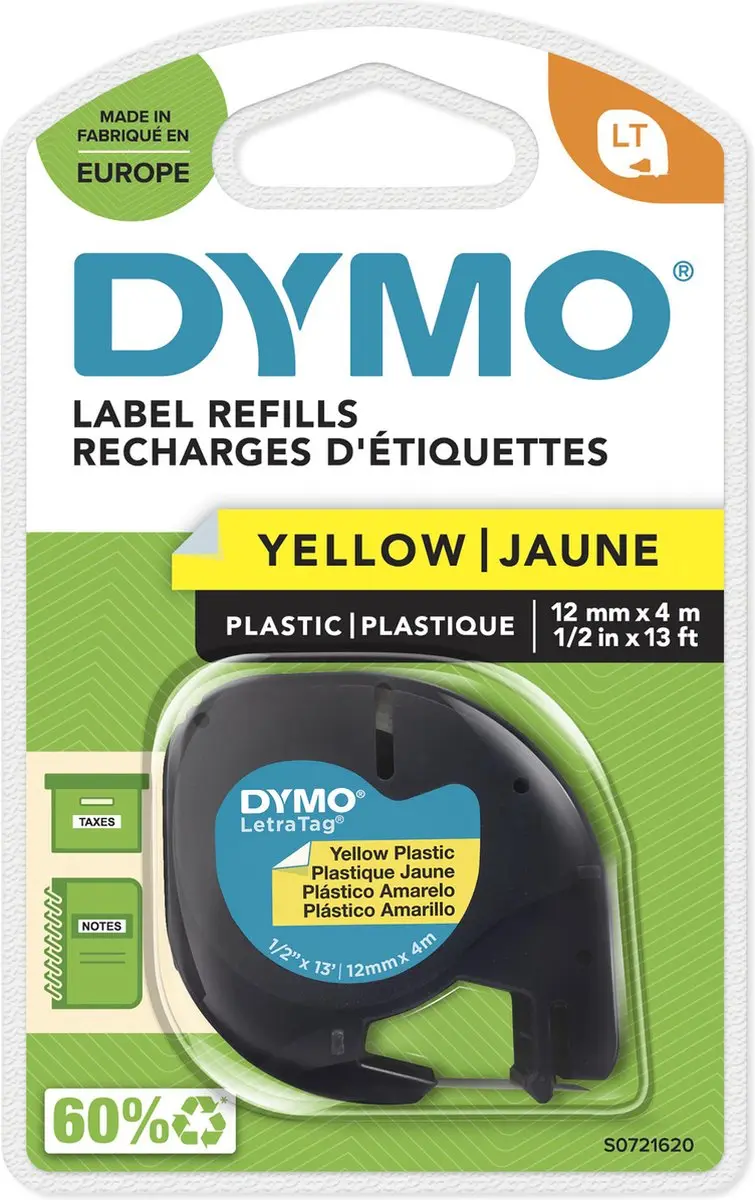 DYMO LetraTag S0721620 Zelfklevende Labels