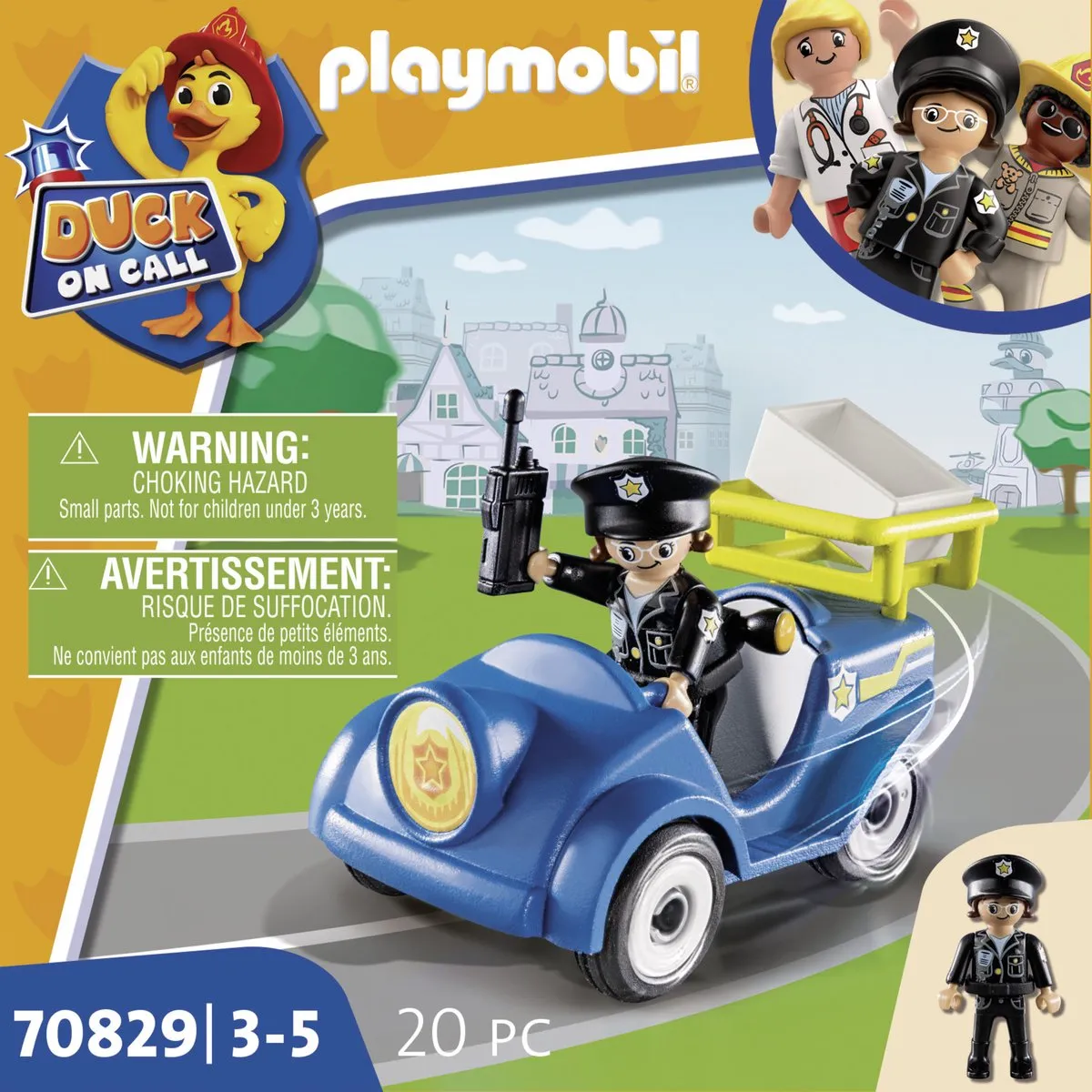 Playmobil Duck on Call Mini-politiewagen 70829 - Multicolor