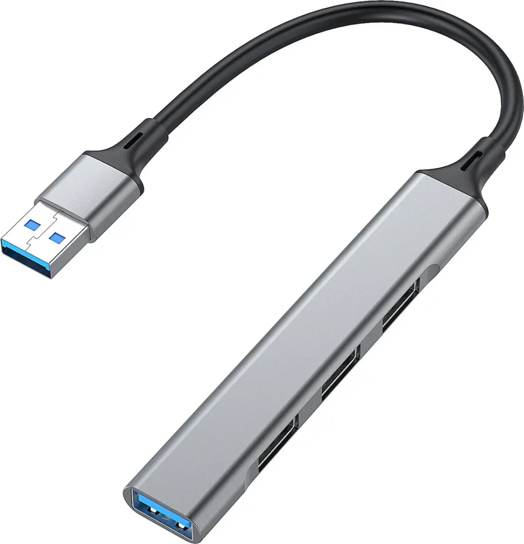 Equip 128960 USB-hub 4 Poorten USB-A 3.0 - Zwart/Grijs