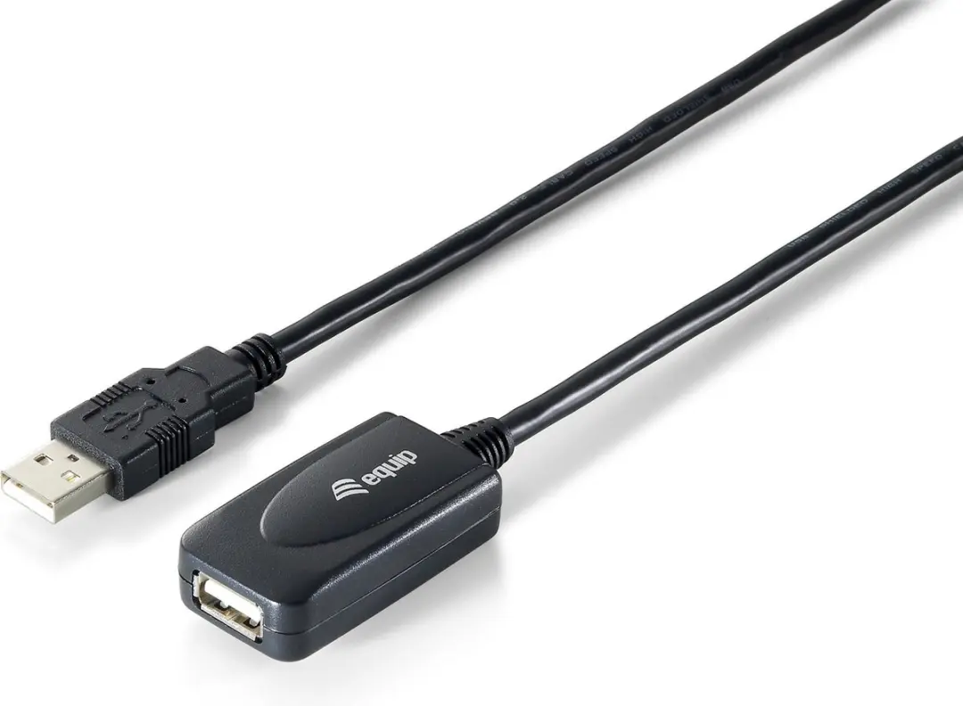 Equip 133336 USB-kabel USB 2.0 5 m USB A Zwart