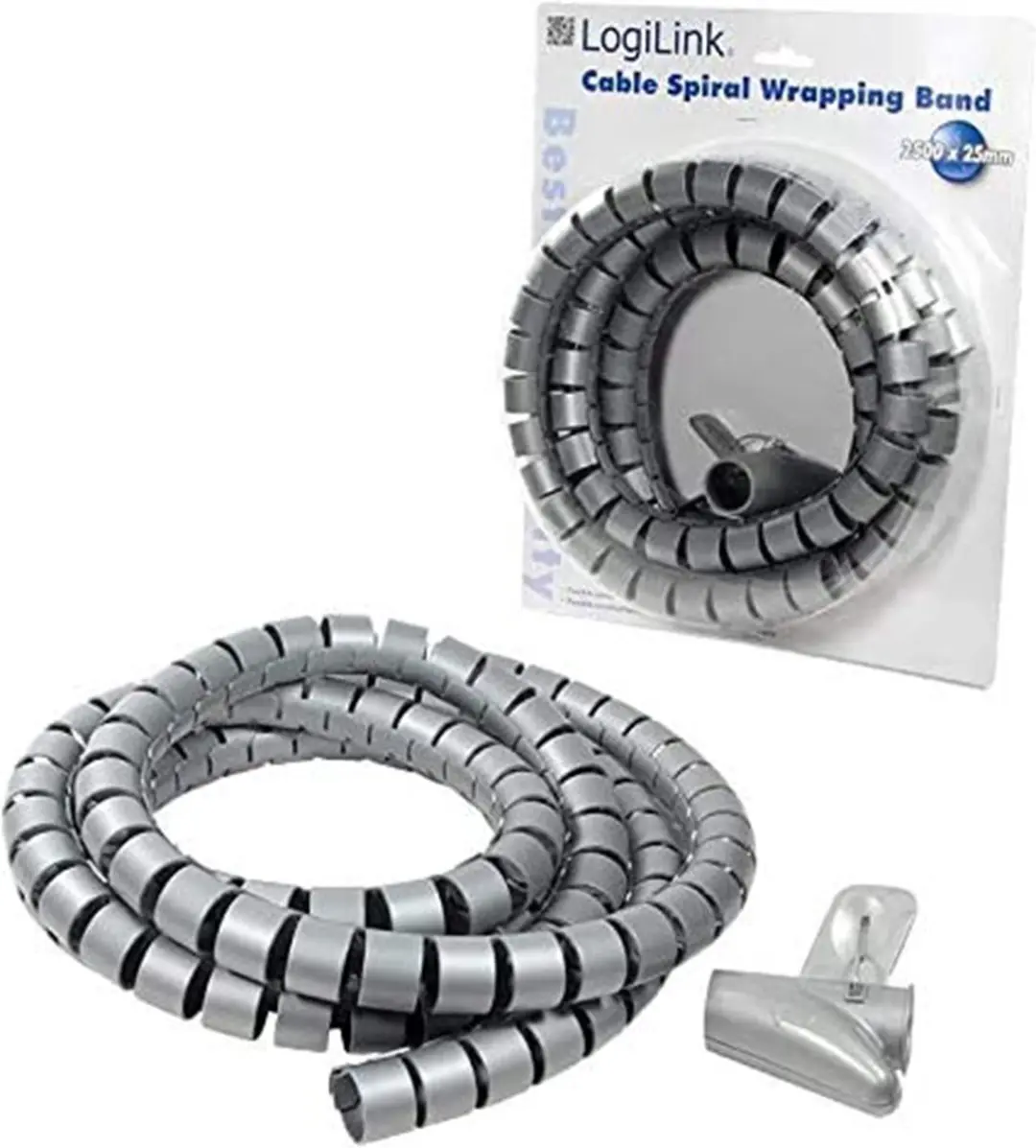 Logilink KAB0013 Kabelbinders 25mm - Zilver