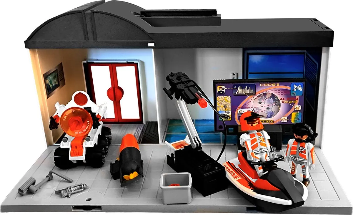 Playmobil Top Agenten Transportabel Hoofdkwartier 5085