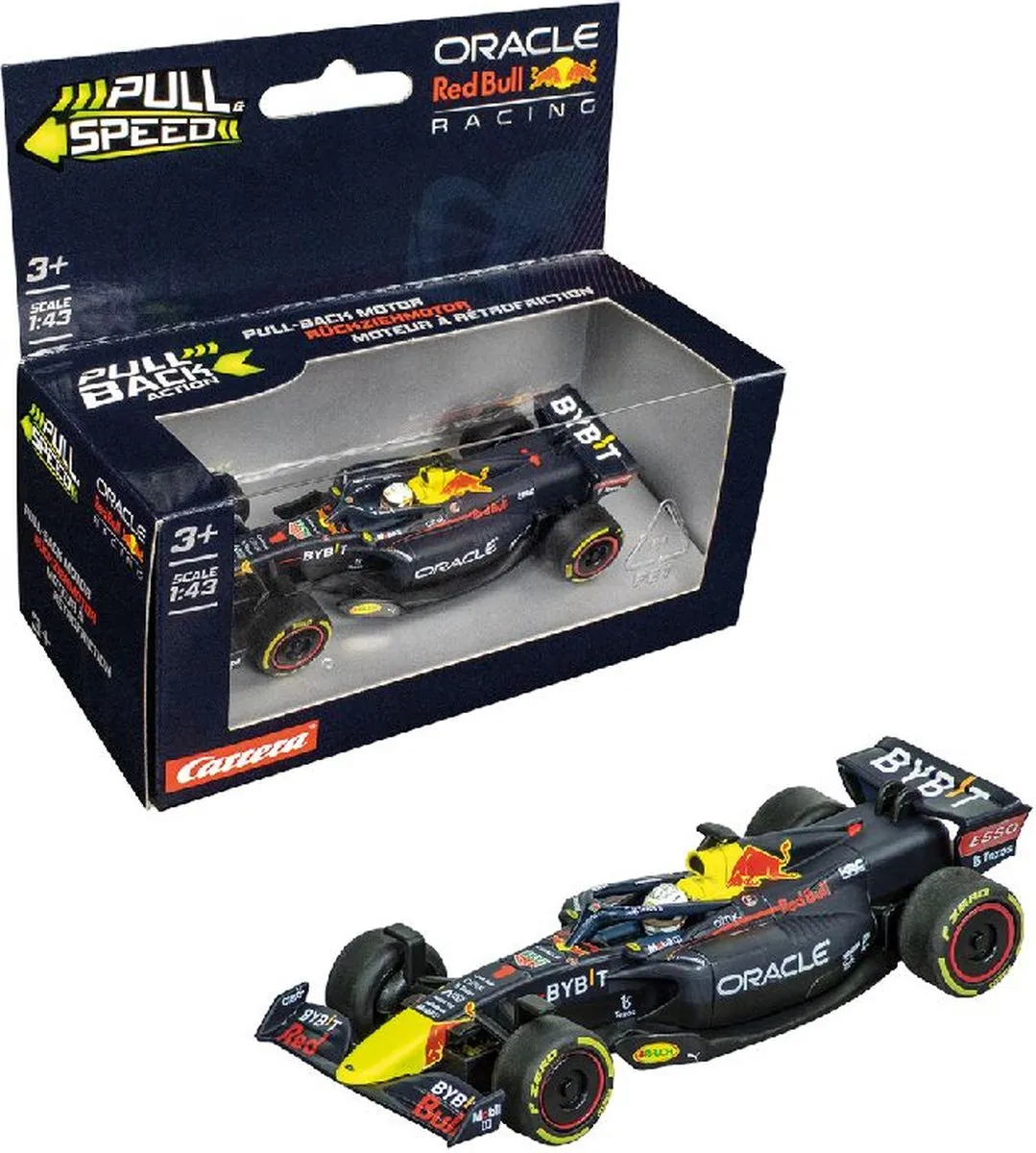 Carrera Red Bull Racing Max Verstappen Formule 1 Auto 1:43 - CAR15817072 - Rood