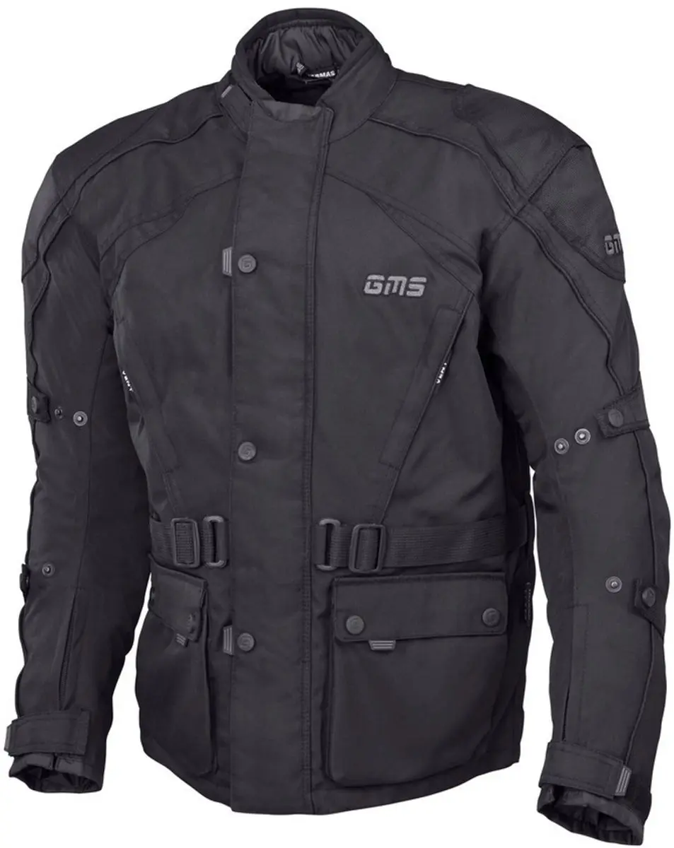 gms Twister Zwarte Textiele Motorjas