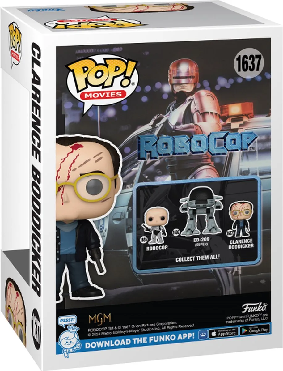 Funko Robocop Clarence Boddicker Pop! Figurine - 1637 - Multicolor