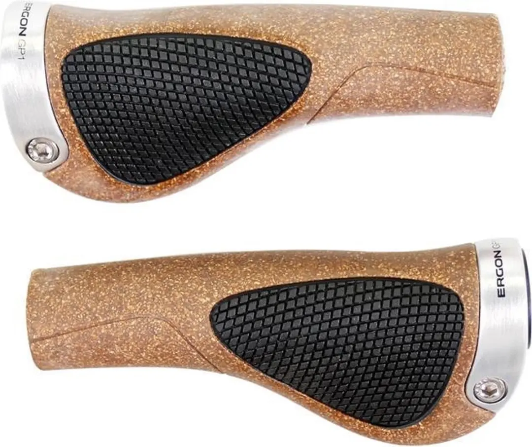 Ergon GP1-S Handvatten - 130mm - Bruin/Zwart - afbeelding 6 van 6