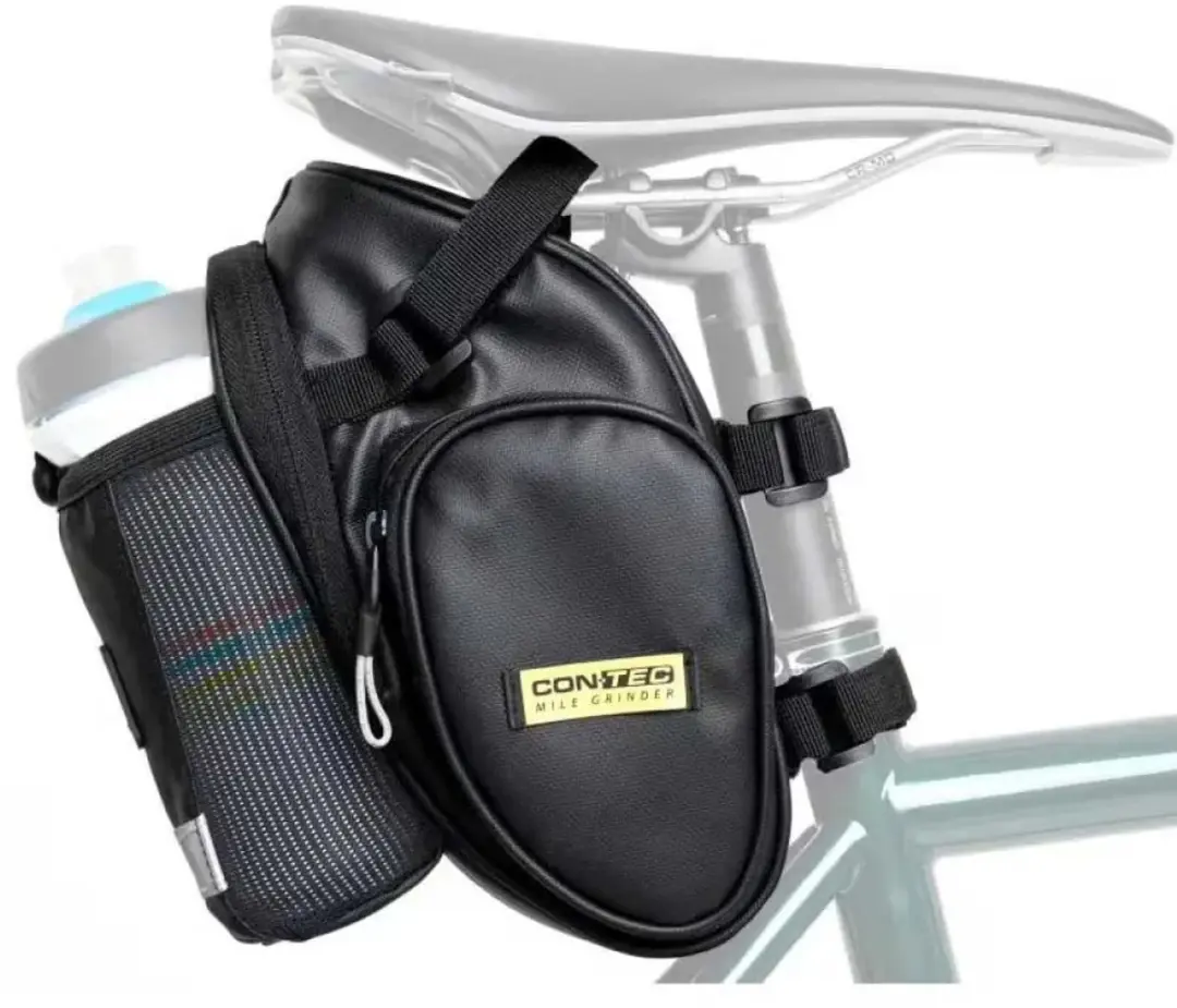 Contec Mile Grinder Extra Zadeltas 2L - Zwart