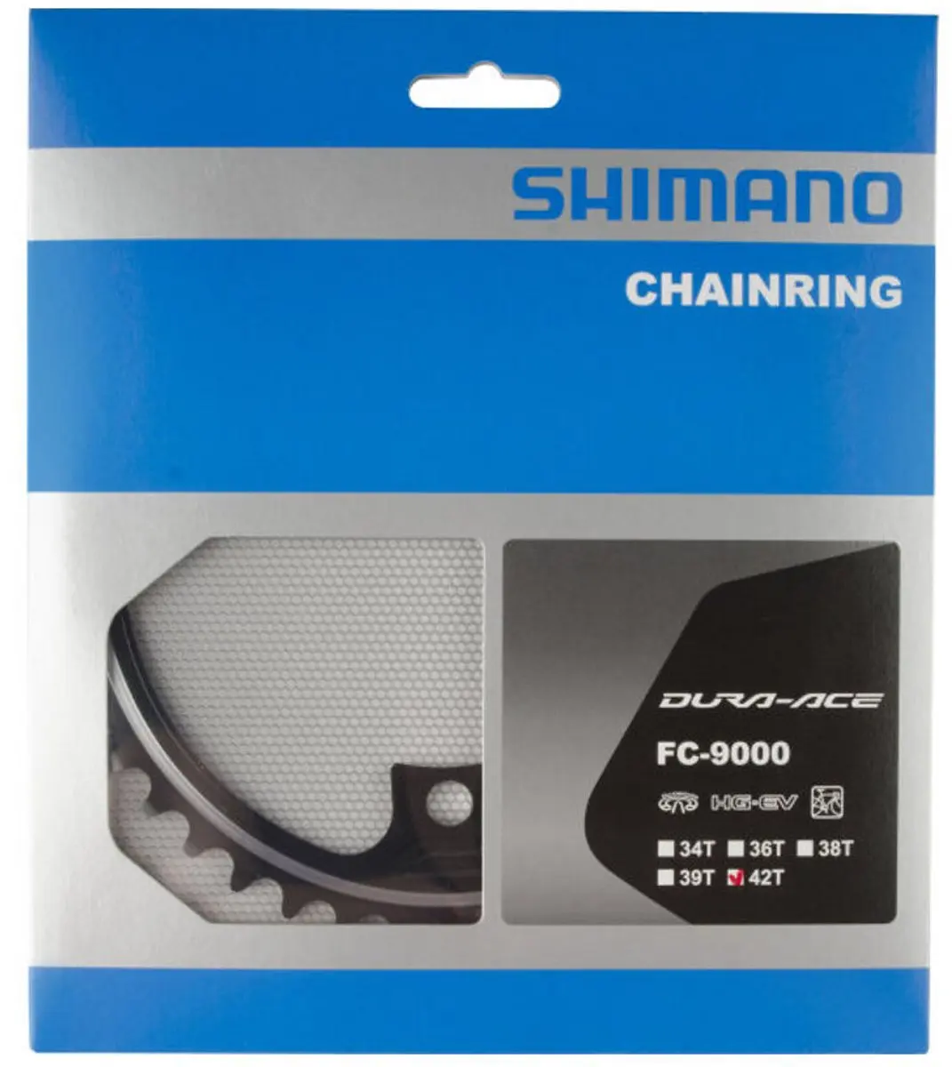 Shimano Dura-Ace FC-9000 Kettingblad 42T - 11-speed - Zwart
