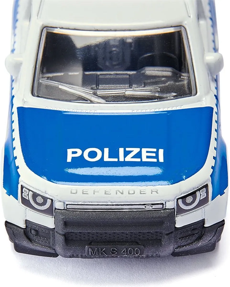 SIKU 1569 Land Rover Defender Polizei - Blauw