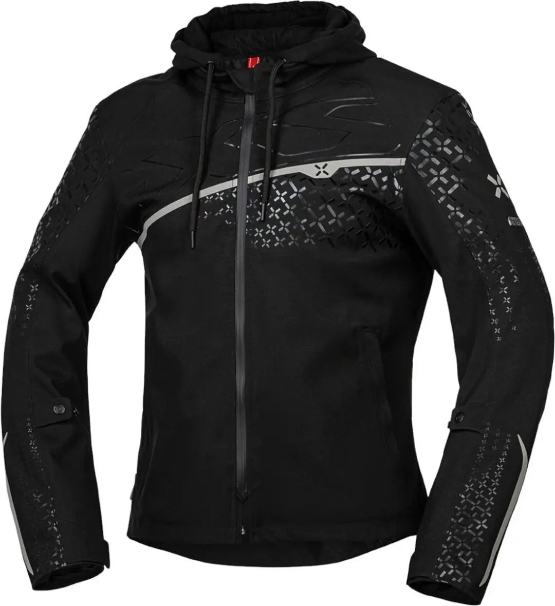IXS Rapid-STX 1.0 Waterdichte Zwart Textiele Motorjas