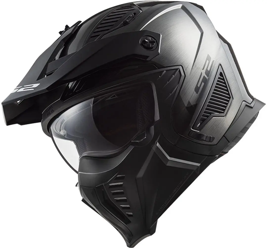 LS2 OF606 Drifter Jeans Titanium Helm - XL