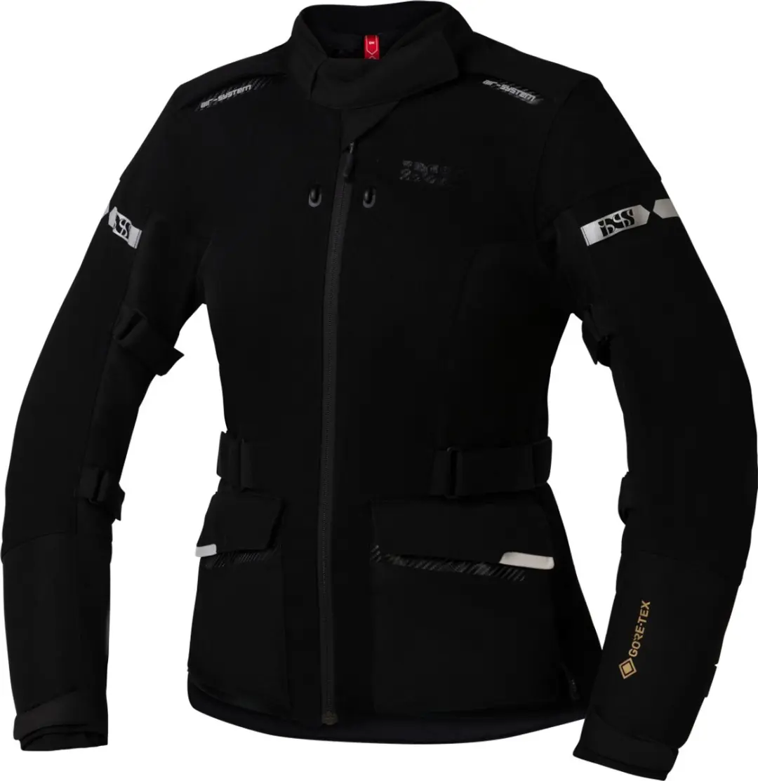 IXS Horizon-GTX Dames Zwarte Textiel Motorjas