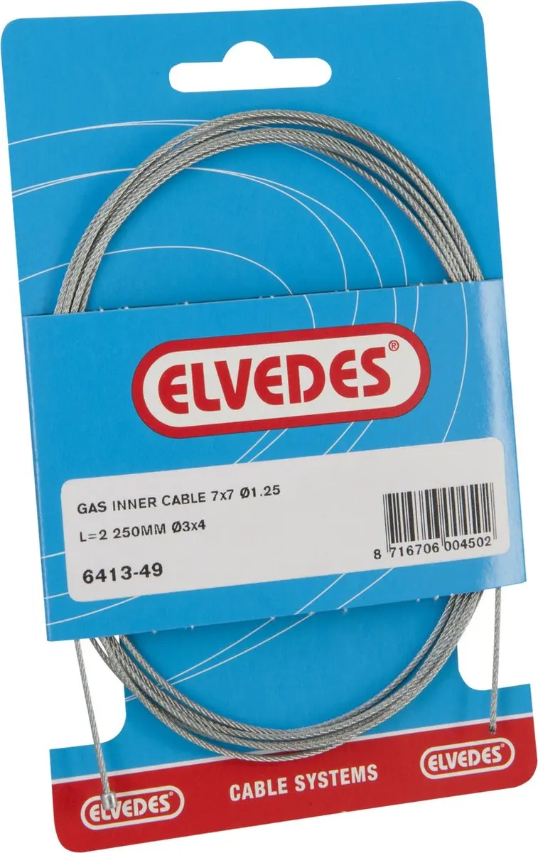 Gaskabel Binnen Elvedes Ton 49-draads (6413-49)