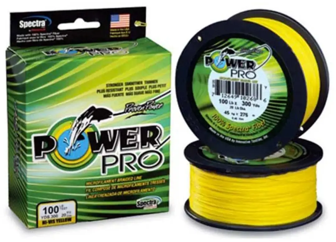 Shimano Power Pro Gevlochten Lijn 0.28mm Geel - 275m