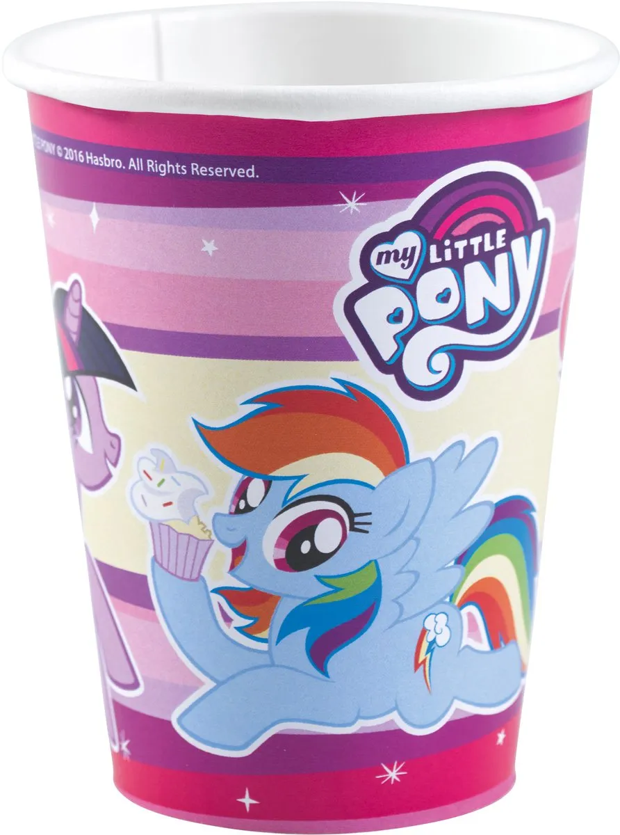 My Little Pony Papieren Drinkbekers 250ml