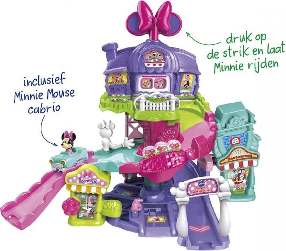 VTech Toet Toet Auto's Disney Minnie Winkelparadijs - Multikleuren