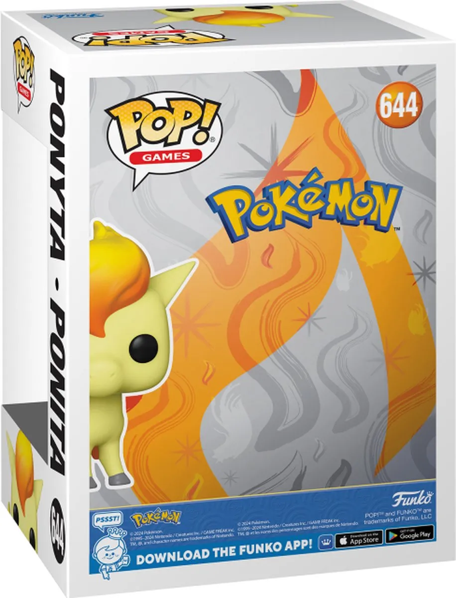 Funko Pokémon Ponyta Pop! 644 Vinyl Figuur - Meerkleurig