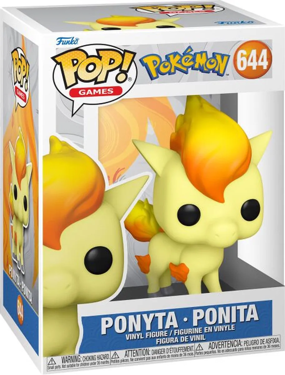 Funko Pokémon Ponyta Pop! 644 Vinyl Figuur - Meerkleurig