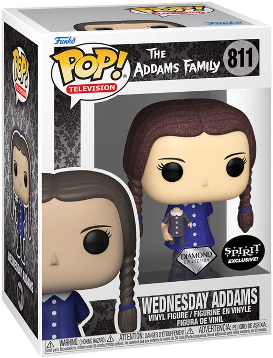 Funko Pop! Movies The Addams Family Wednesday Addams #811 Diamond Spirit Exclusive - Veelkleurig