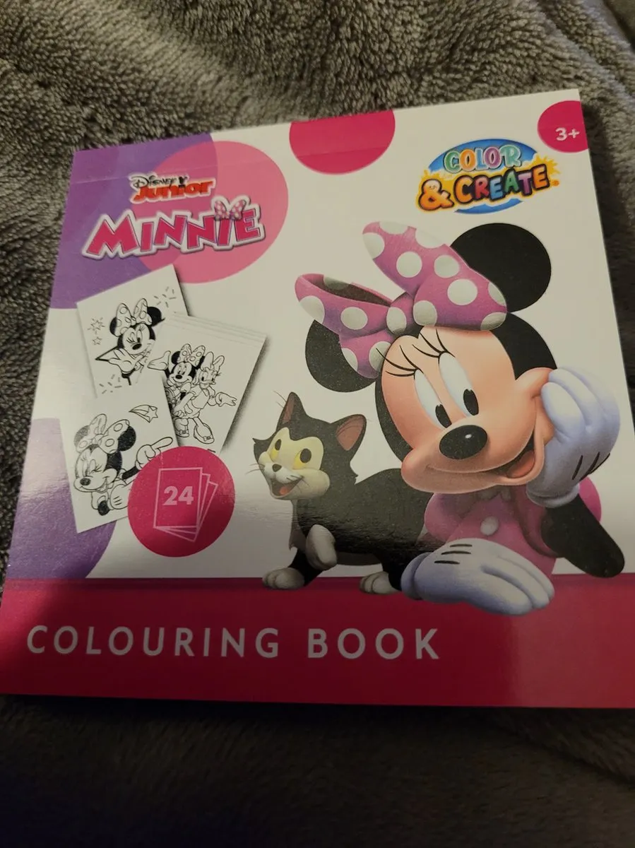 Disney Junior Minnie Mini Kleurboekje - Roze