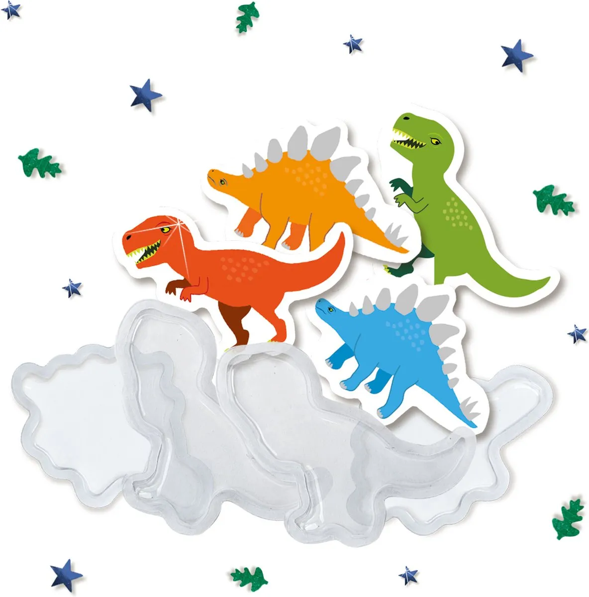 SES Creative Dino Sticker Maker - Shakerstickers & Viltstiften