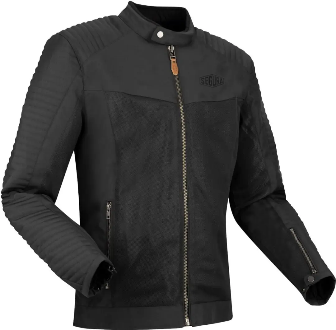 Segura Dikinson Motorfietsjas - Zwart/Rood 3XL