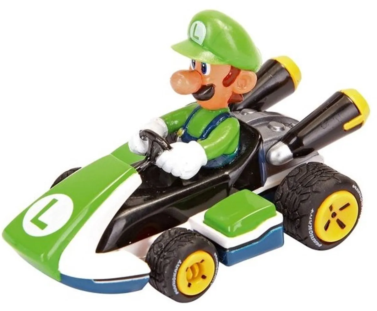 Carrera P-S Mario Kart Pull Back Auto 1:43 - Multi