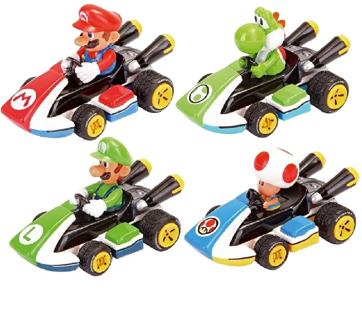 Carrera P-S Mario Kart Pull Back Auto 1:43 - Multi