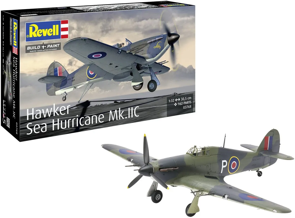 Revell Hawker Sea Hurricane Mk IIc Modelbouwpakket 1:32 - 162 Onderdelen